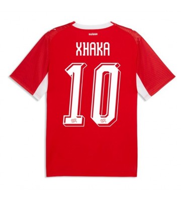 Schweiz Granit Xhaka #10 Replika Hemmatröja VM 2026 Kortärmad